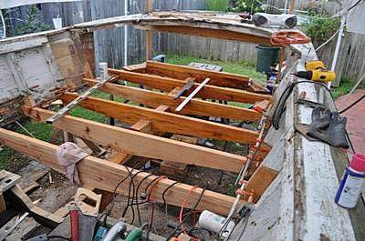 a harkers island net boat restoration