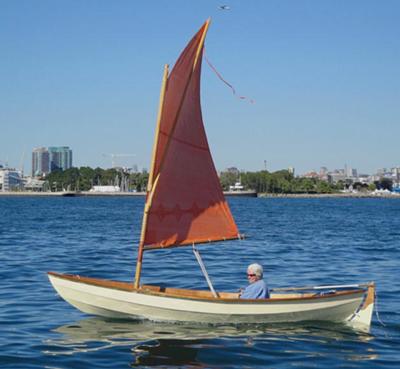 A Skerry sailboat and an Apple Pie pram.