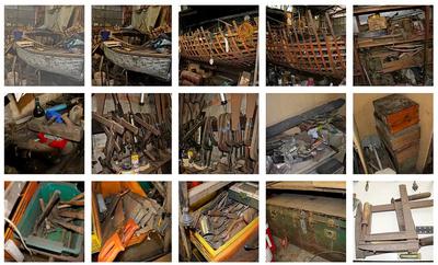 auction sale, timber boat builder's plant & equipment