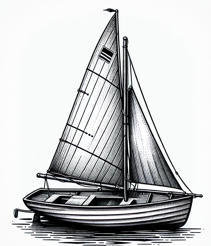 The basic shape of the Sailing Rigs most commonly found on wooden sailing boats of every size.